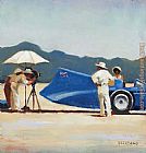 Jack Vettriano Study for Bluebird at Bonneville painting